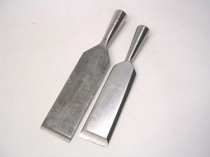 The chisels after polishing.